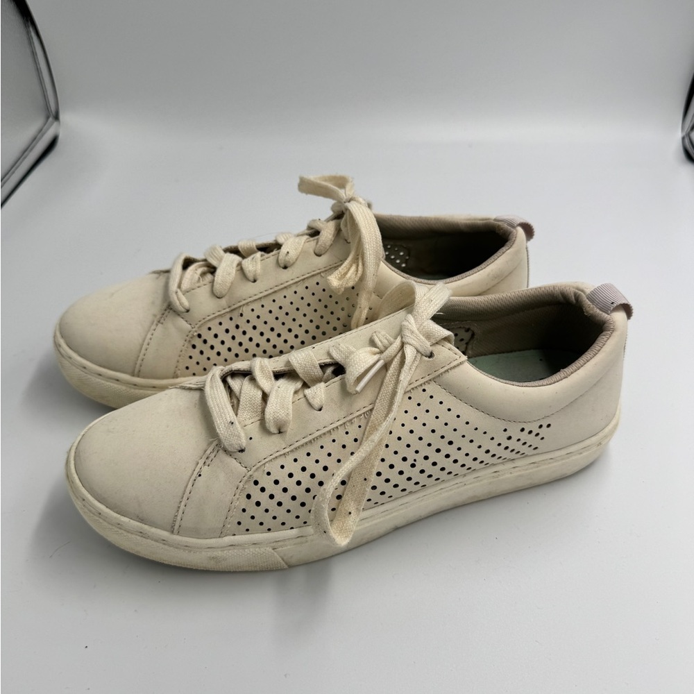 Dr. Scholl's Women’s Size 9M Cream Off White Sneakers Shoes - Picture 3 of 8